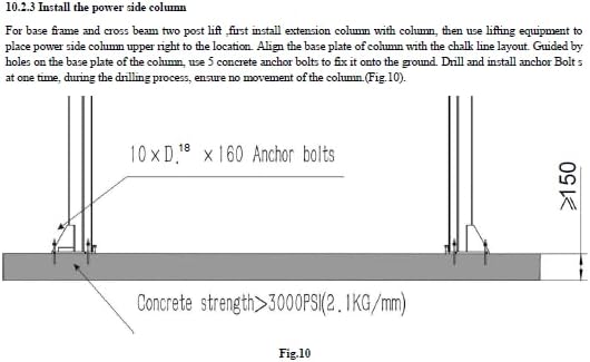 ME-H110YS 2 Post Lift 11000LBS (5 Ton) Capacity, 110V or 220V Hydraulic Auto Truck Hoist, 74.8" Max Height for Garage, Workshop, Auto Repair (220V)