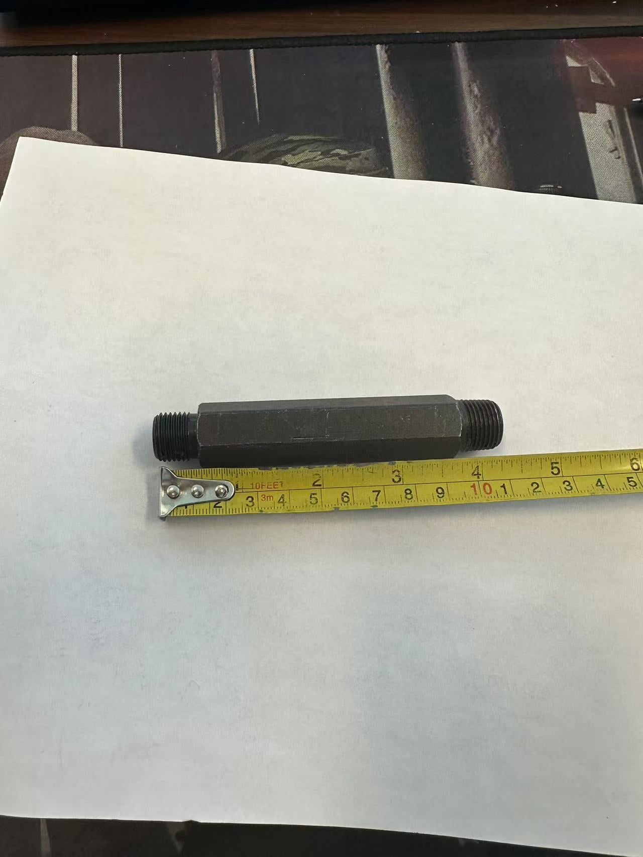 OneHydraulics Straight Steel Rigid Long Adapter