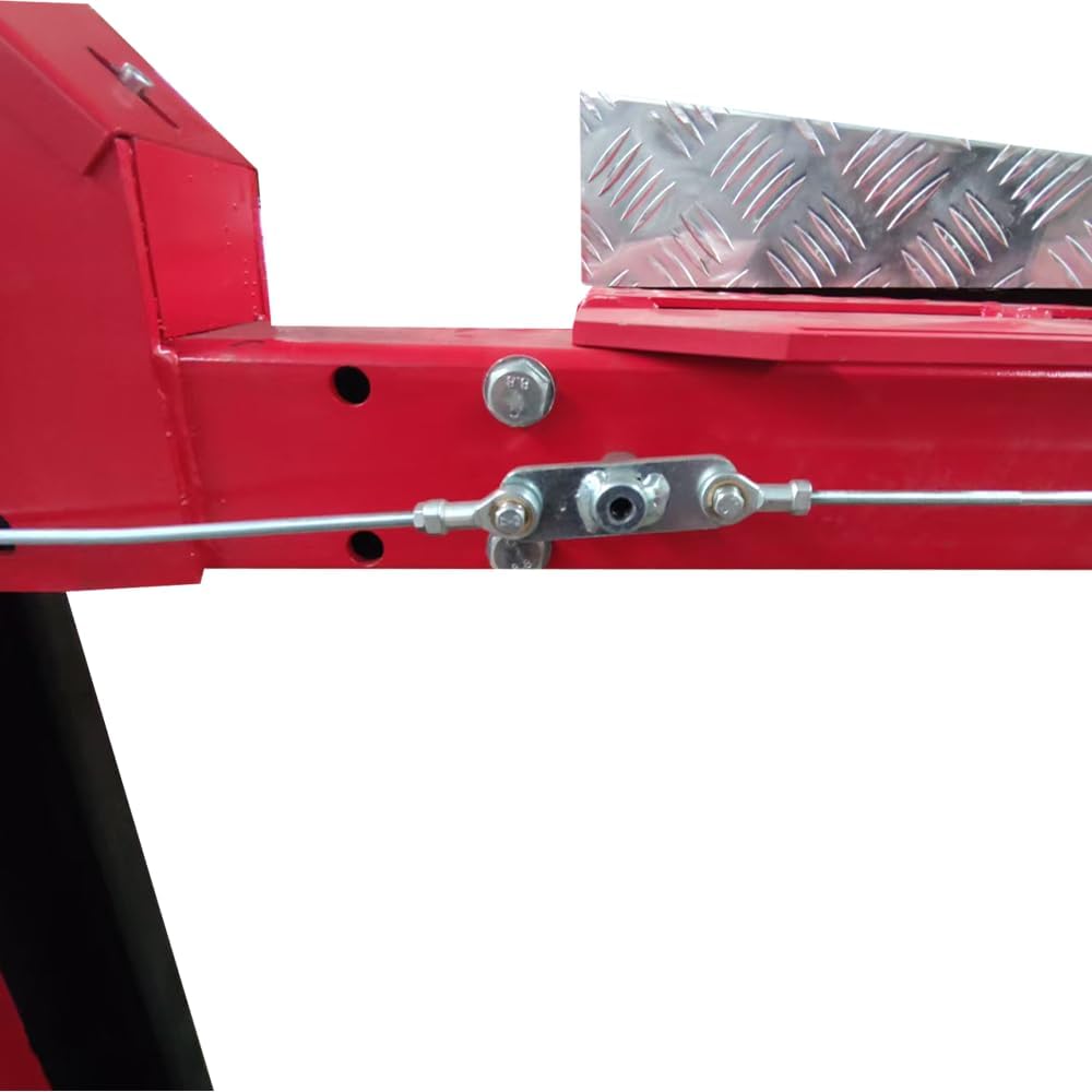 9500lbs 4 Post Lift with Moving Kits/Caster Aluminum Ramp Extra Height ...