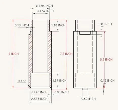 2 Post Lift Tall Truck Extension Adapter Height Extensions Fit for Taller Vehicles (Set of 4)