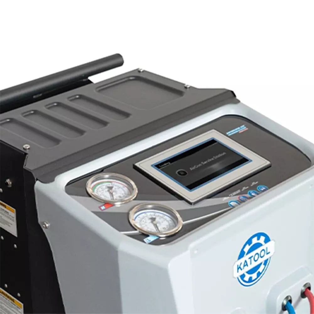KATOOL AC1800 Fully Automatic R-134A A/C Recovery, Recycle & Recharge Machine – Dual Tank HVAC Unit
