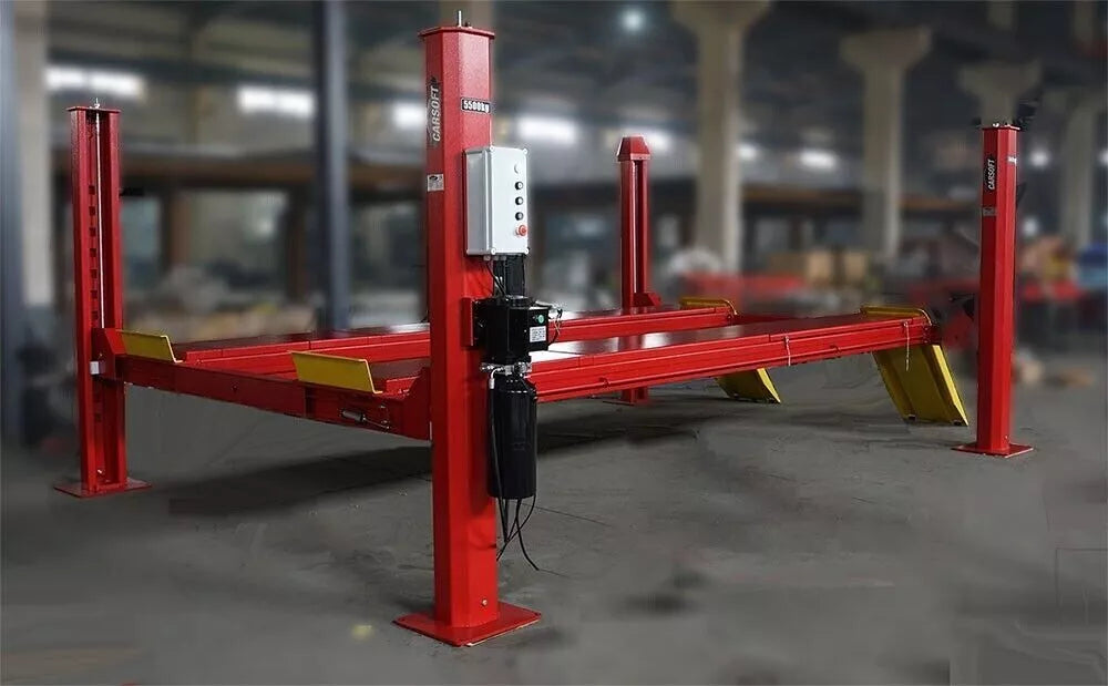 KT-4H150 Heavy Duty 4-Post Alignment Lift 15,000lbs. Rolling Jack Included *Warehouse Pickup ONLY*