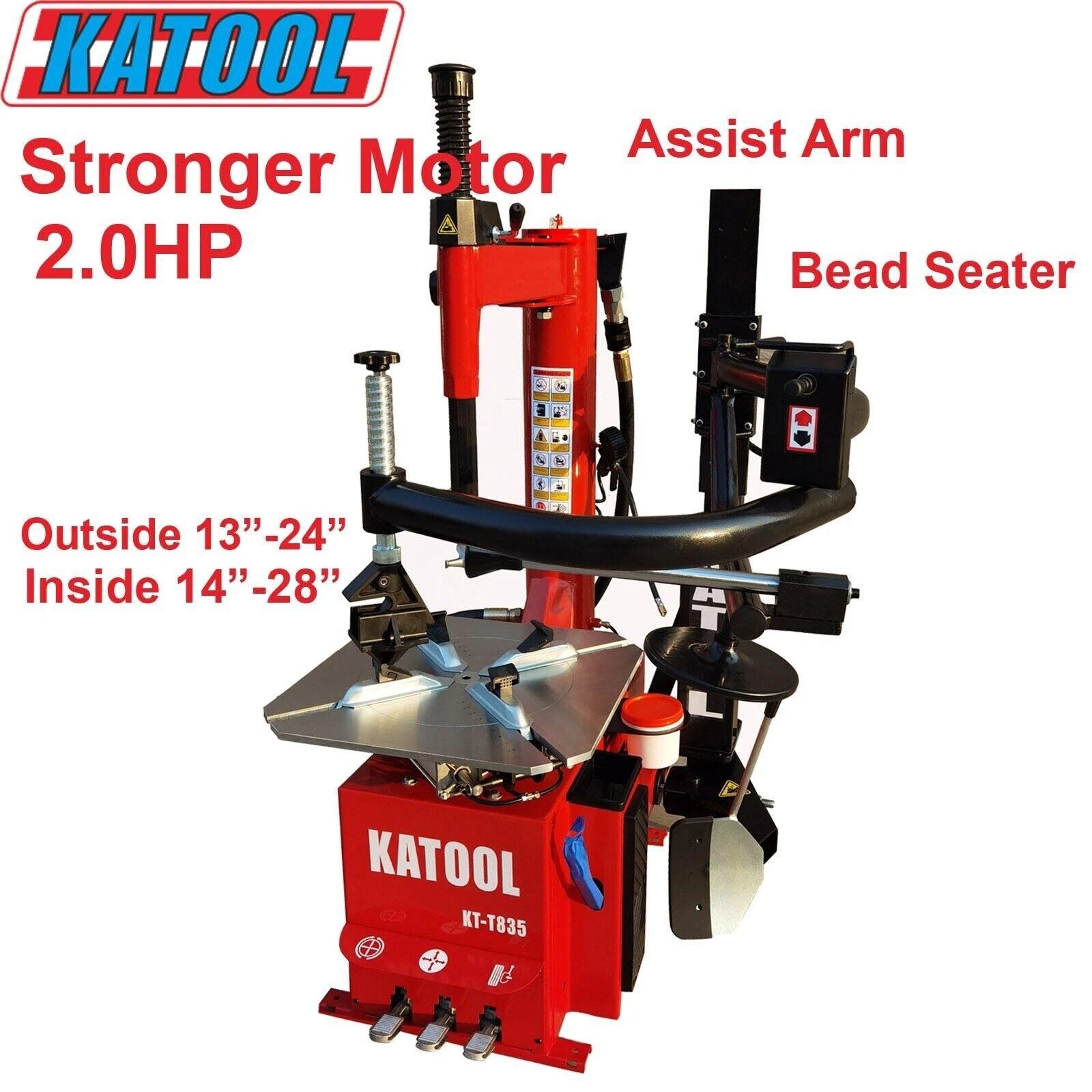 Katool Tire Changer Wheel Machine KT-T835 and Wheel Balancer KT-B760 Tire Repair