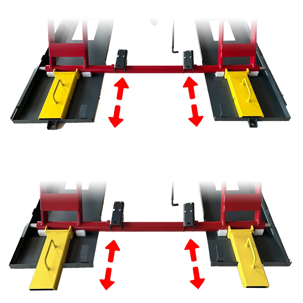X77 Portable Hydraulic Scissor Car Lift Mid-position Movable Car Lift Equipment