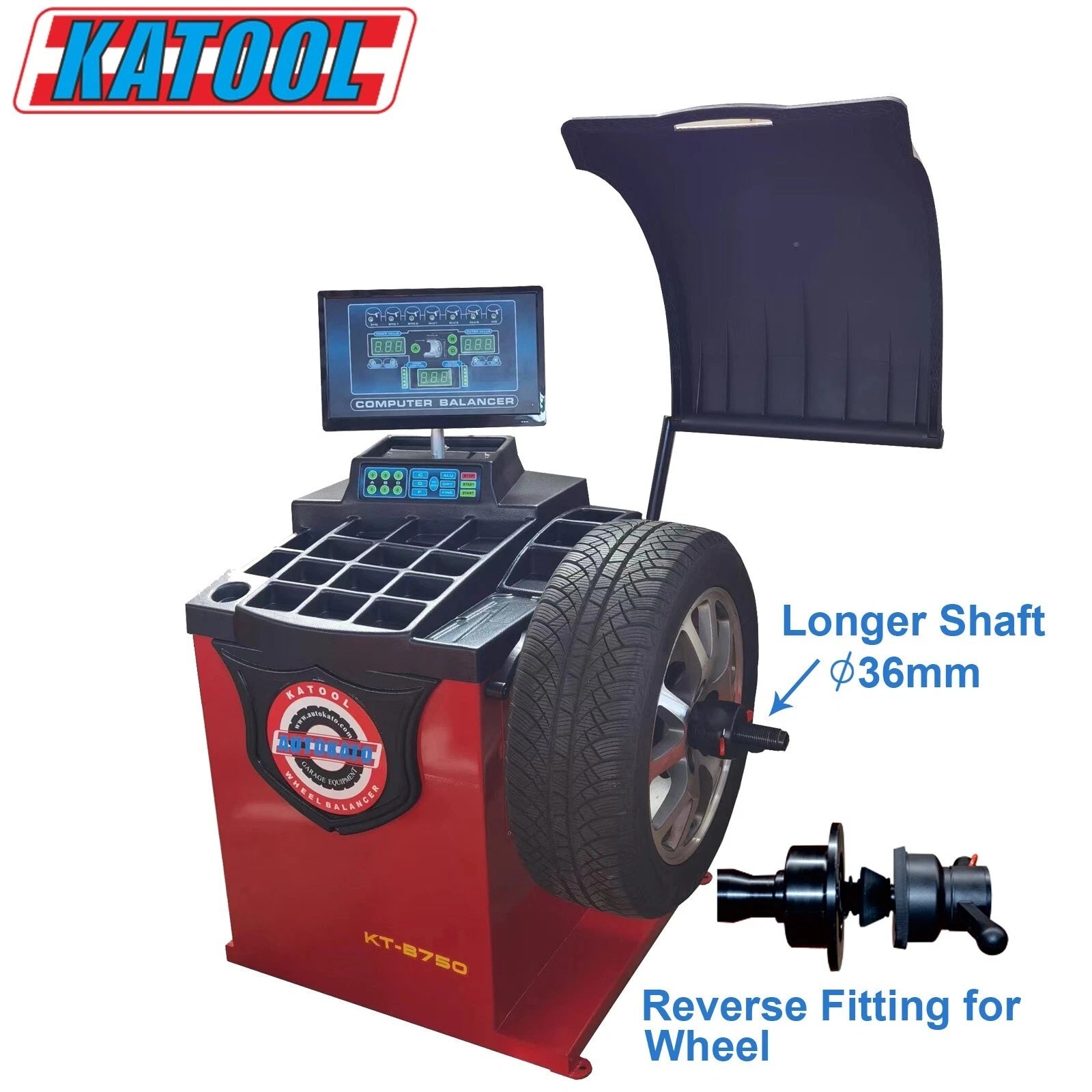 ComboTire Changer KT835 + Wheel Balancer KT-B750, Garage Equipment, Shop Tools
