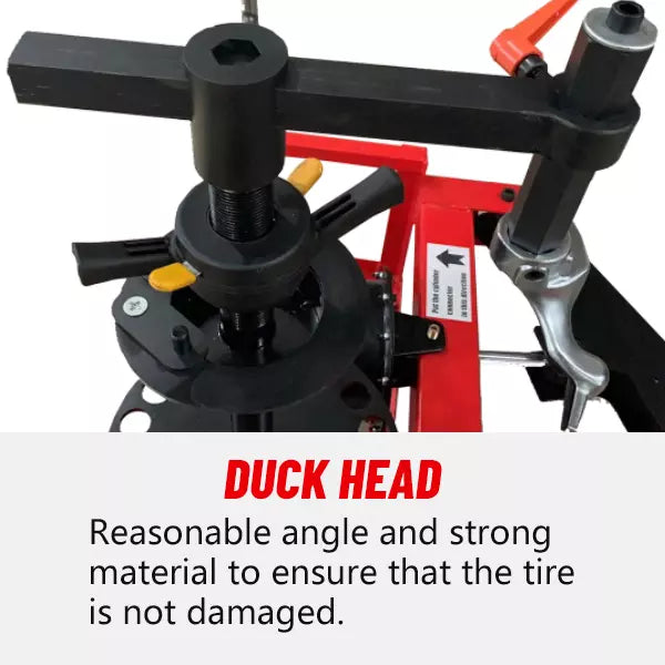 KT2002 Mini Tire Changer Machine 39 Inch Air Bead Breaker No Anchor Portability Fit for Road Rescue, Mobile Car Repair