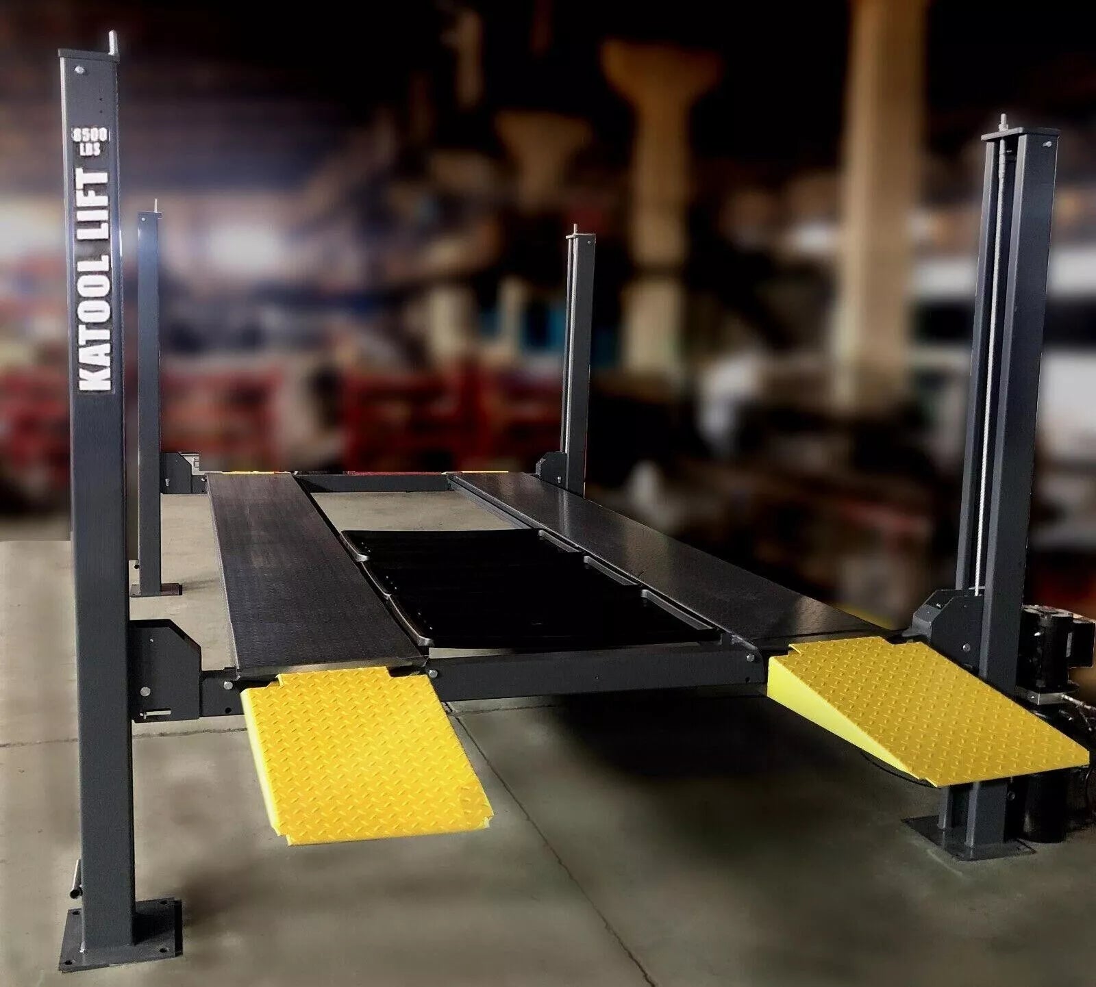 KT-4H850 8500lbs 4 Post Auto Parking Lift with Casters Shipping