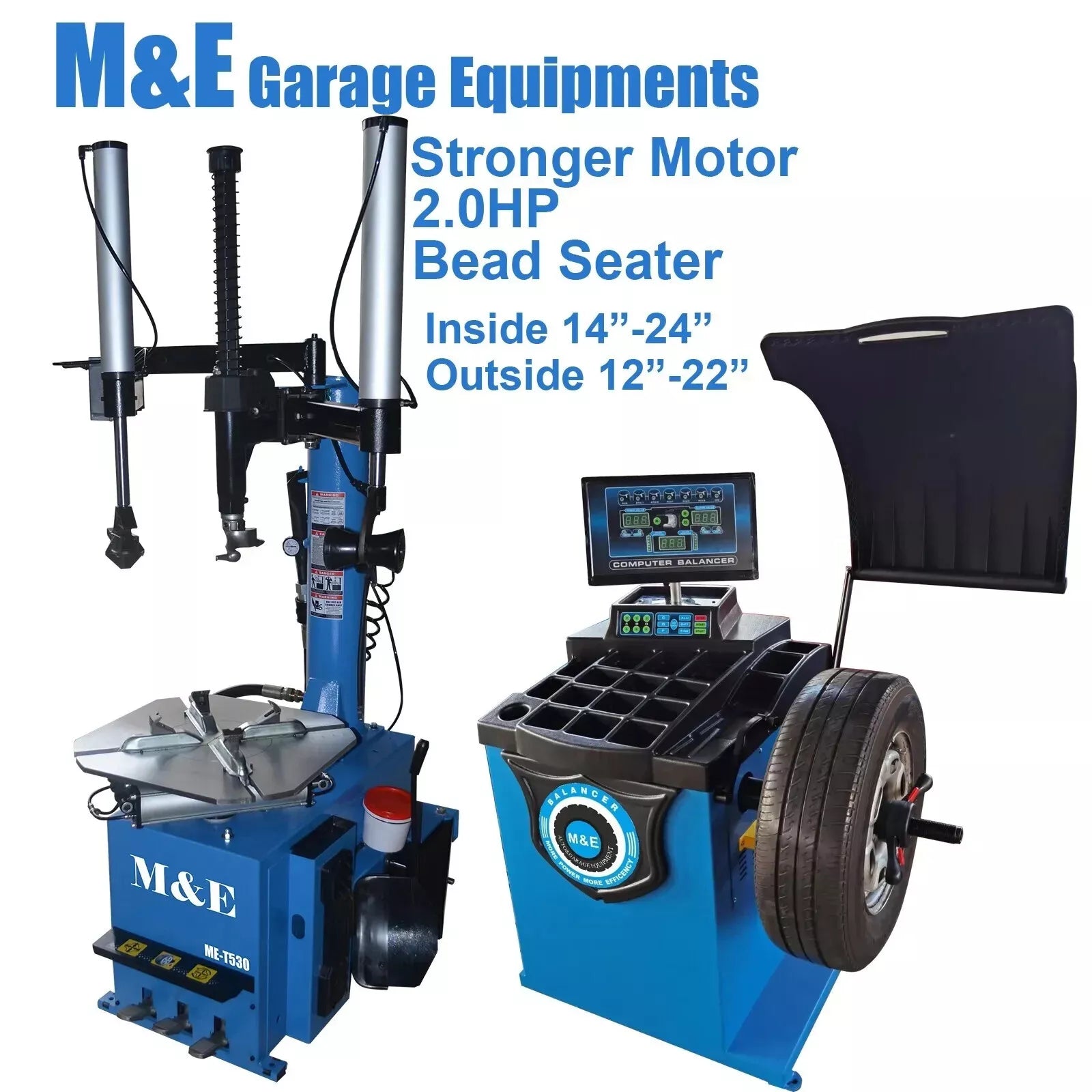 KATOOL ME-T530/ME-B650 Tire Changer & Wheel Balancer Tire Repair Machine