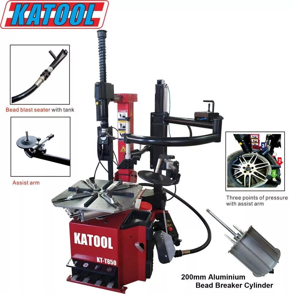 KATOOL KT-T850/KT-B700 Tire Changer & Wheel Balancer 2HP Motor Combo Machine